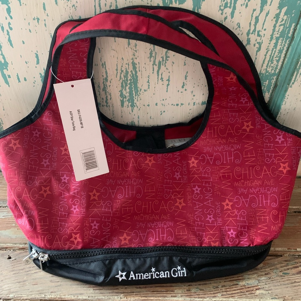 AMERICAN GIRL DOLL TOTE CARRIER TRAVEL BAG